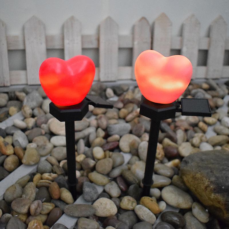 Valentine's Day Love Heart Solar Lights For Outdoors Yard