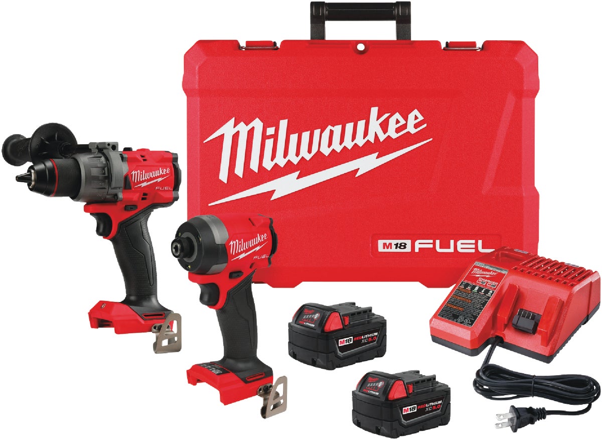 MW M18 FUEL Li-Ion Brushless Hammer Drillamp Impact Cordless Tool Combo Kit