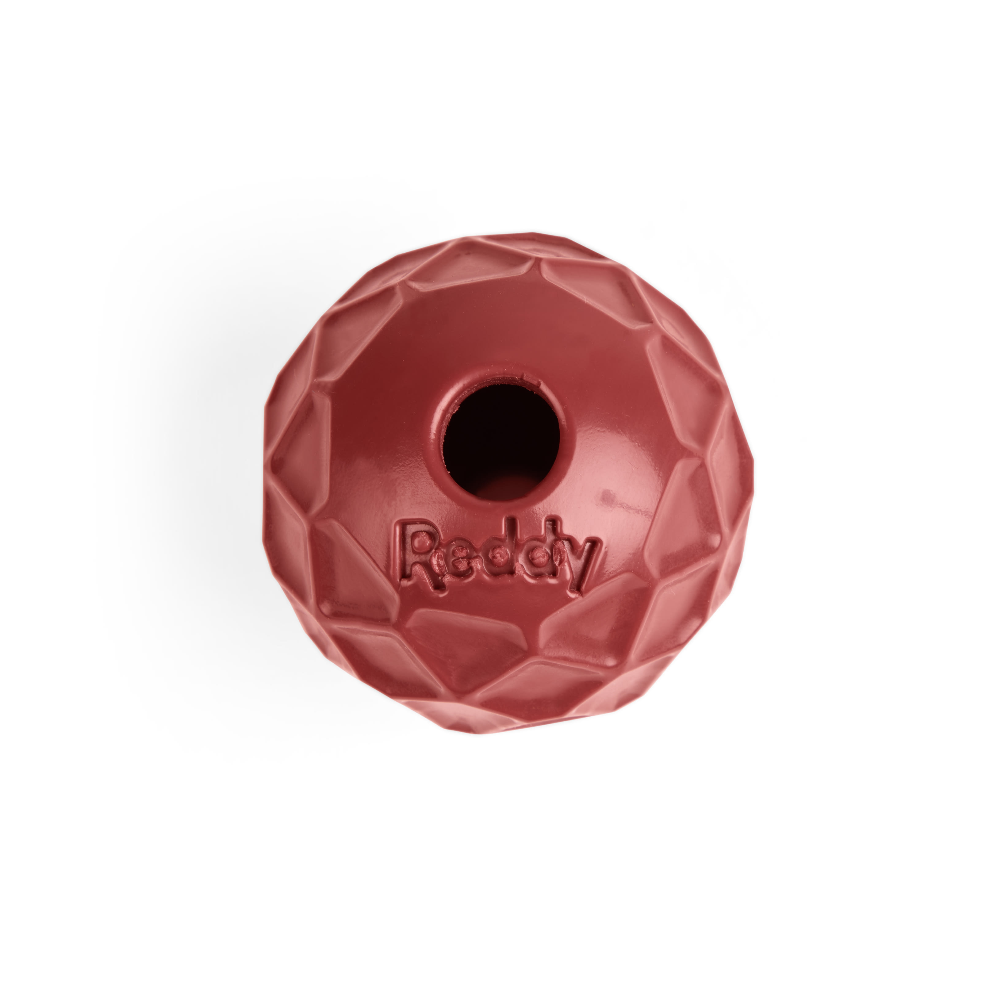 Reddy Red Geo Ball Dog Toy， Small