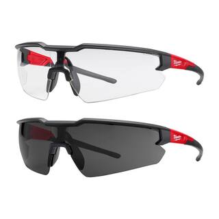 MW Clear and Tinted Safety Glasses with Anti-Scratch Lenses (2-Pack) 48-73-2010-48-73-2015