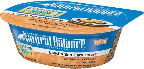 Natural Balance Delectable Delights Land 'n Sea Cats-serole Pate Wet Cat Food