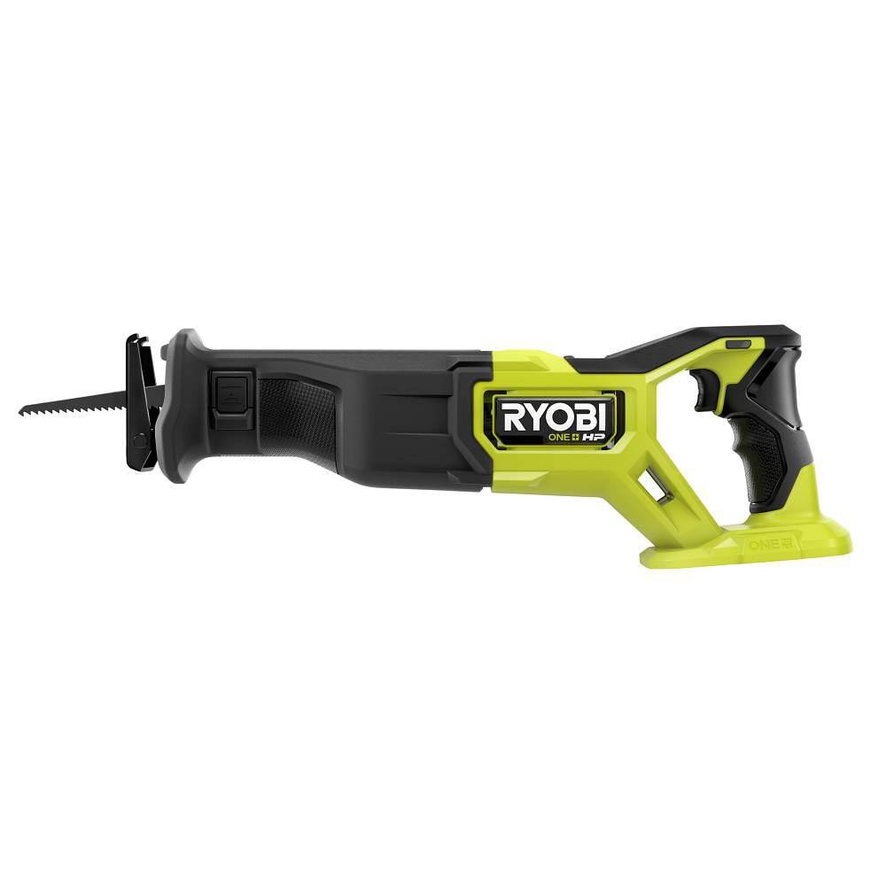 RYOBI ONE+ 18V Lithium-Ion 2.0 Ah 4.0 Ah and 6.0 Ah HIGH PERFORMANCE Batteries and Charger Kit w HP Brushless Recip Saw PSK007-PBLRS01B