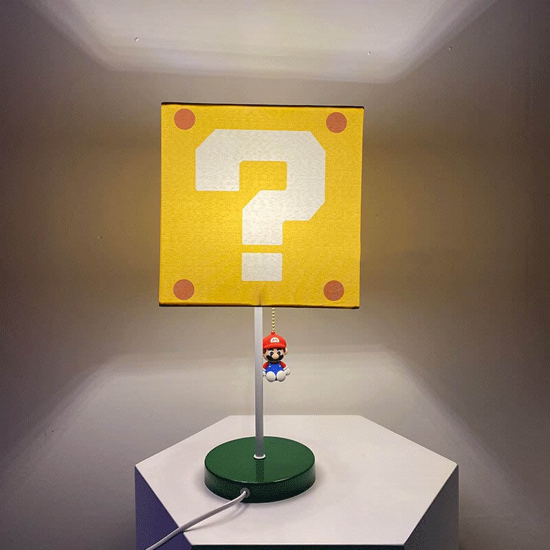 Super Mario Fabric Decorative 1-Light Table Lamp