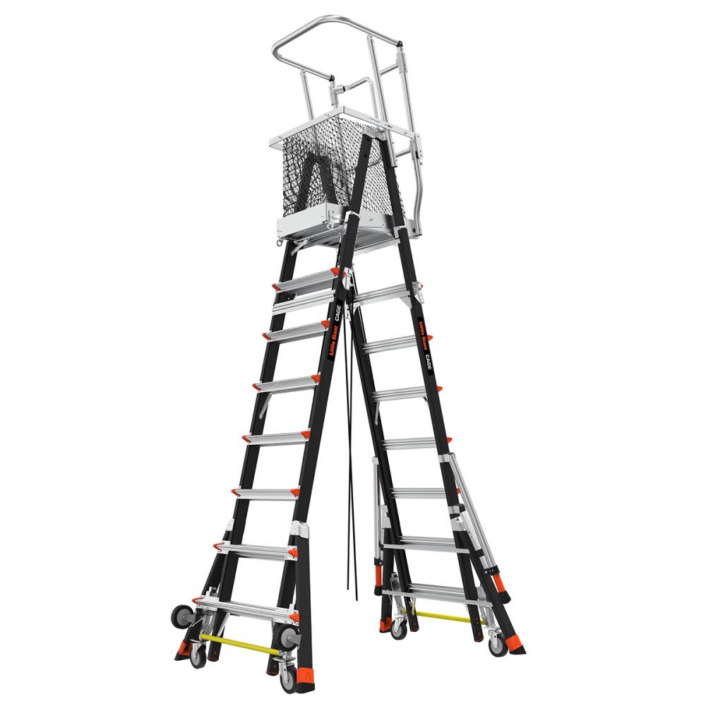 Little Giant Adjustable Safety Cage Type 1AA 8-14 Ft.