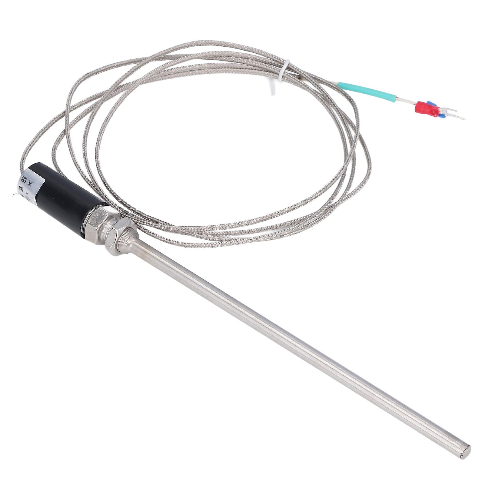 K Type Thermocouple Ground Shielded Wire Temperature Sensor Probe 0800 200mm Wrnt01