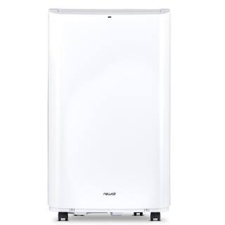 NewAir 14000 BTU (9500 BTU DOE) Portable Air Conditioner for 500 sq. ft. with Easy Setup Window Venting Kit  Remote - White NAC14KWH02