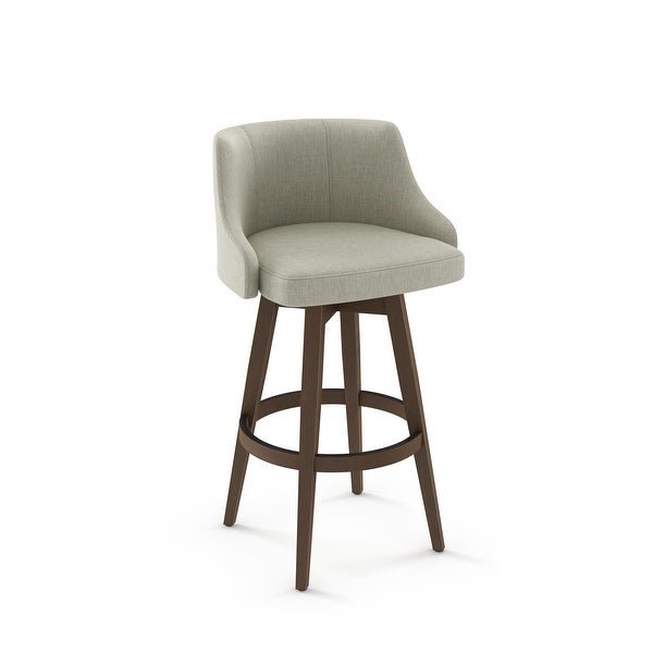 Amisco Nolan Swivel Counter and Bar Stool