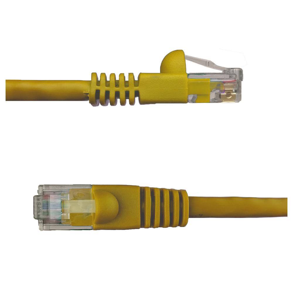 NTW 100 ft. Cat6 Snagless Unshielded (UTP) Network Patch Cable Yellow 345-U6-100YL