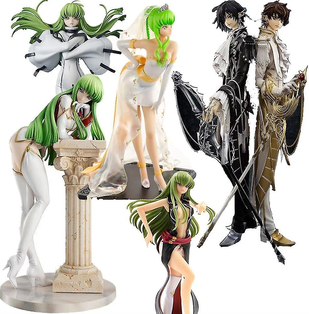 G.e.m. Code Geass C.c. Sexy Girls Pvc Action Figure Toy Anime Lelouch Lamperouge Lelouch Vie Britannia Model Doll Toys Gifts ( Color : D-with Box )