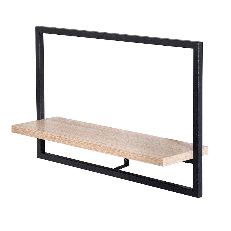 Honey-Can-Do Large Horizontal Floating Wall Shelf