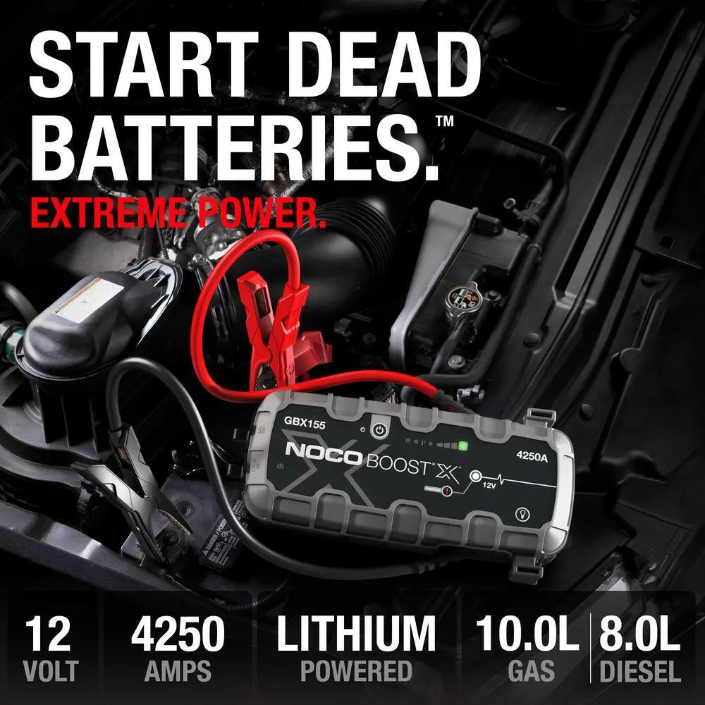 NOCO Boost X 12-Volt 4250 Amp Lithium Jump Starter GBX155