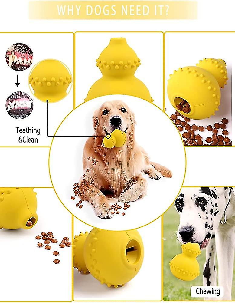 Dog Toys， Heilwiy Dog Toys Indestructible Dog Toys Intelligence Natural Rubber Strong Gift