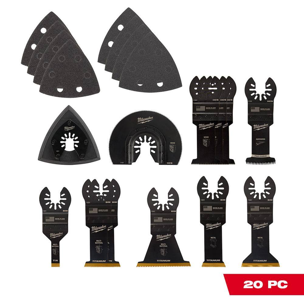 MW Oscillating Multi-Tool Blade Kit (20-Piece) 49-10-9920