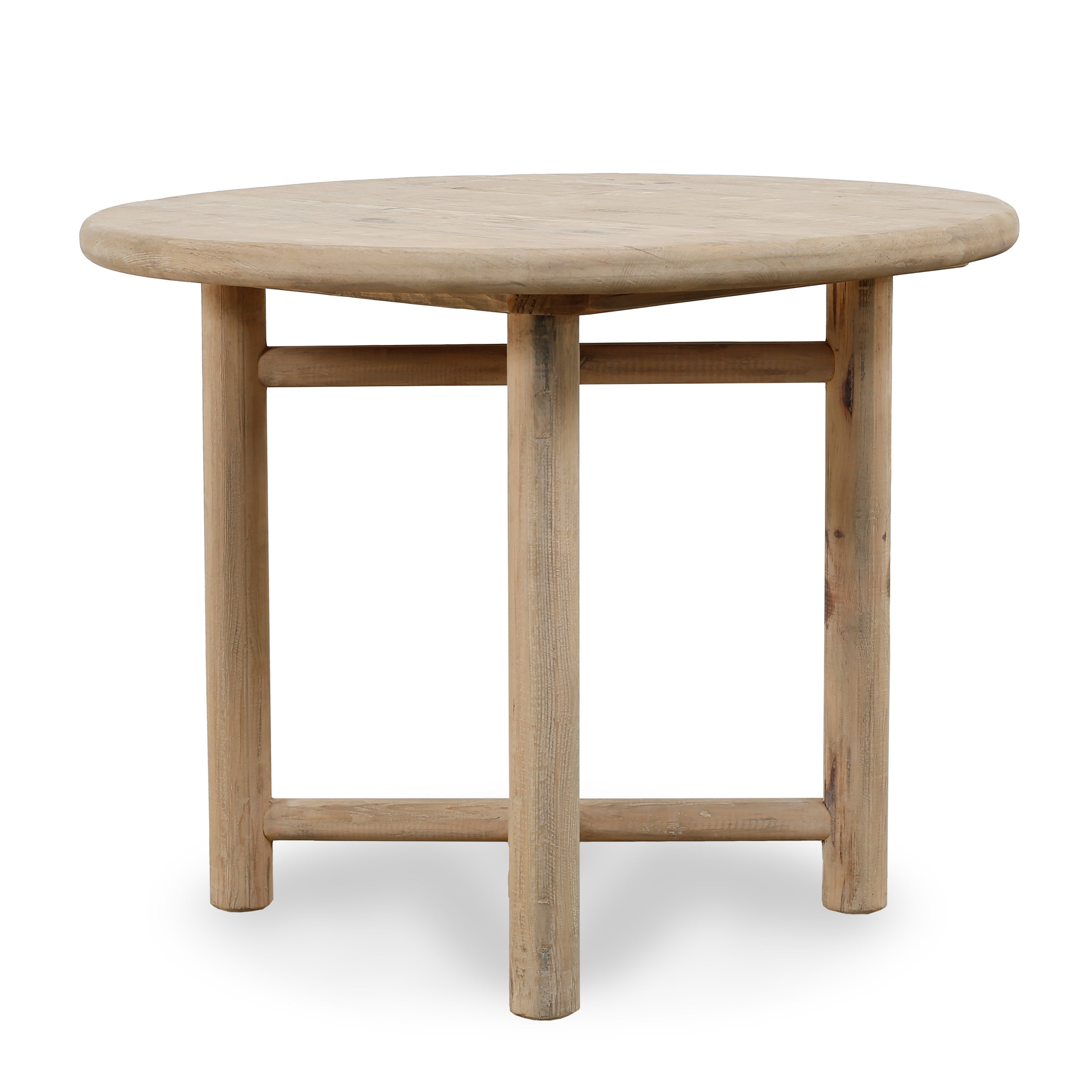 Artissance Capri Round Side Table Weathered Natural 31x31x24H