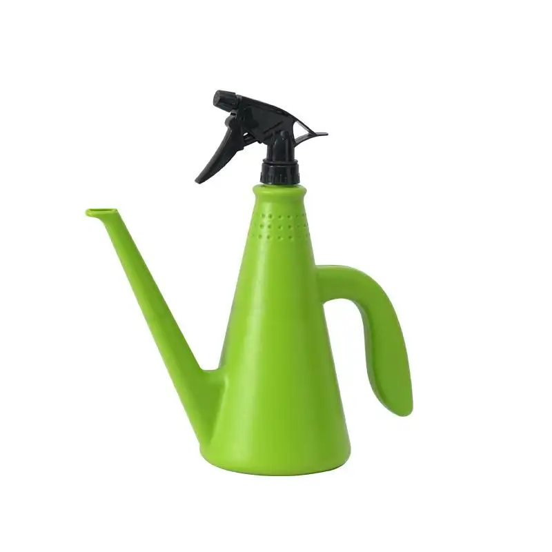 Silver  350Ml Stainless Steel Spray Empty Bottle Trigger Sprayer Long Spout Watering Cans For Garden Plant/