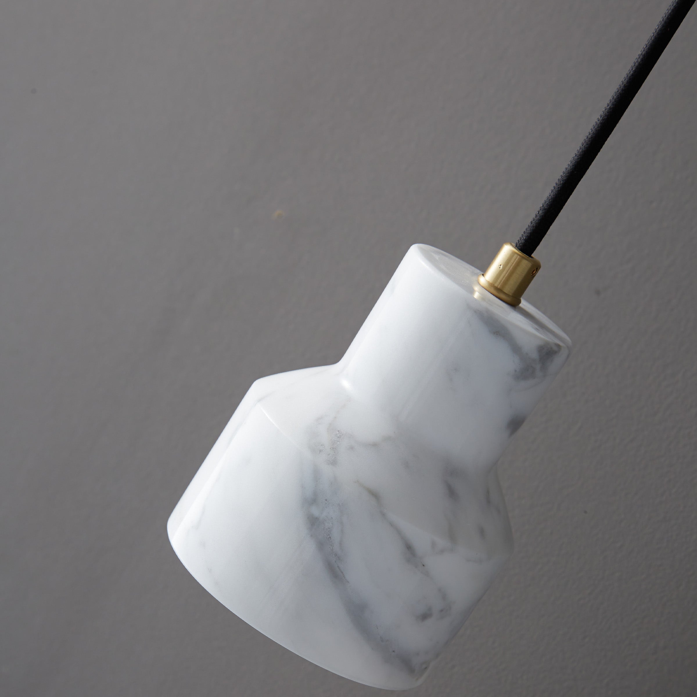 White Marble Pendant Lamp  7712-We