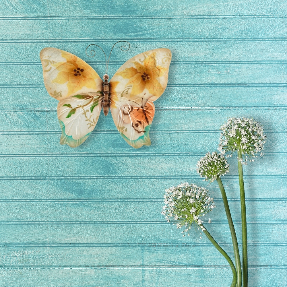 Butterfly Wall Decor Small Sunflowers And Pearls (m2030)