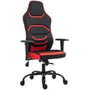 Vinsetto High Back Racing Style Gaming Office Chair Home Computer Task Chair with Armrest Seat on Wheels Tilt  Red