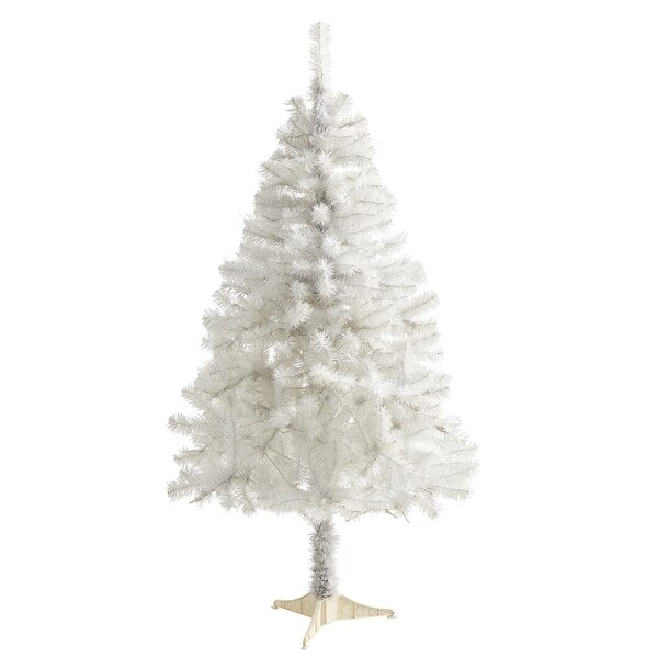 5' White Christmas Tree with 350 Branches