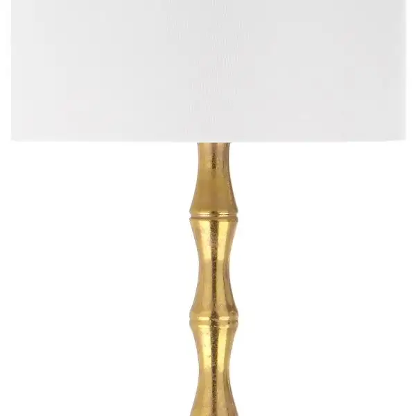 SAFAVIEH Lighting 64-inch Aurelia Antiqued Gold Floor Lamp - 15