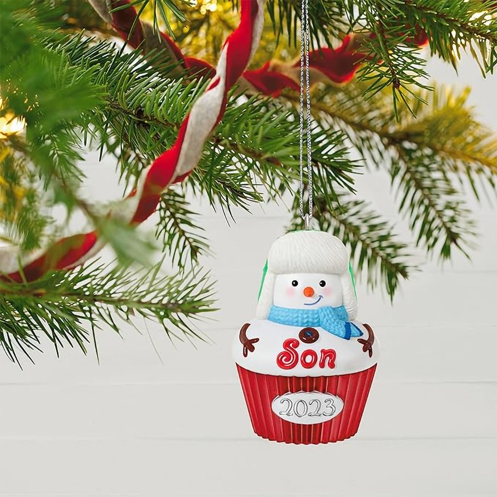 Hallmark  2023 Keepsake Ornament Son Cupcake