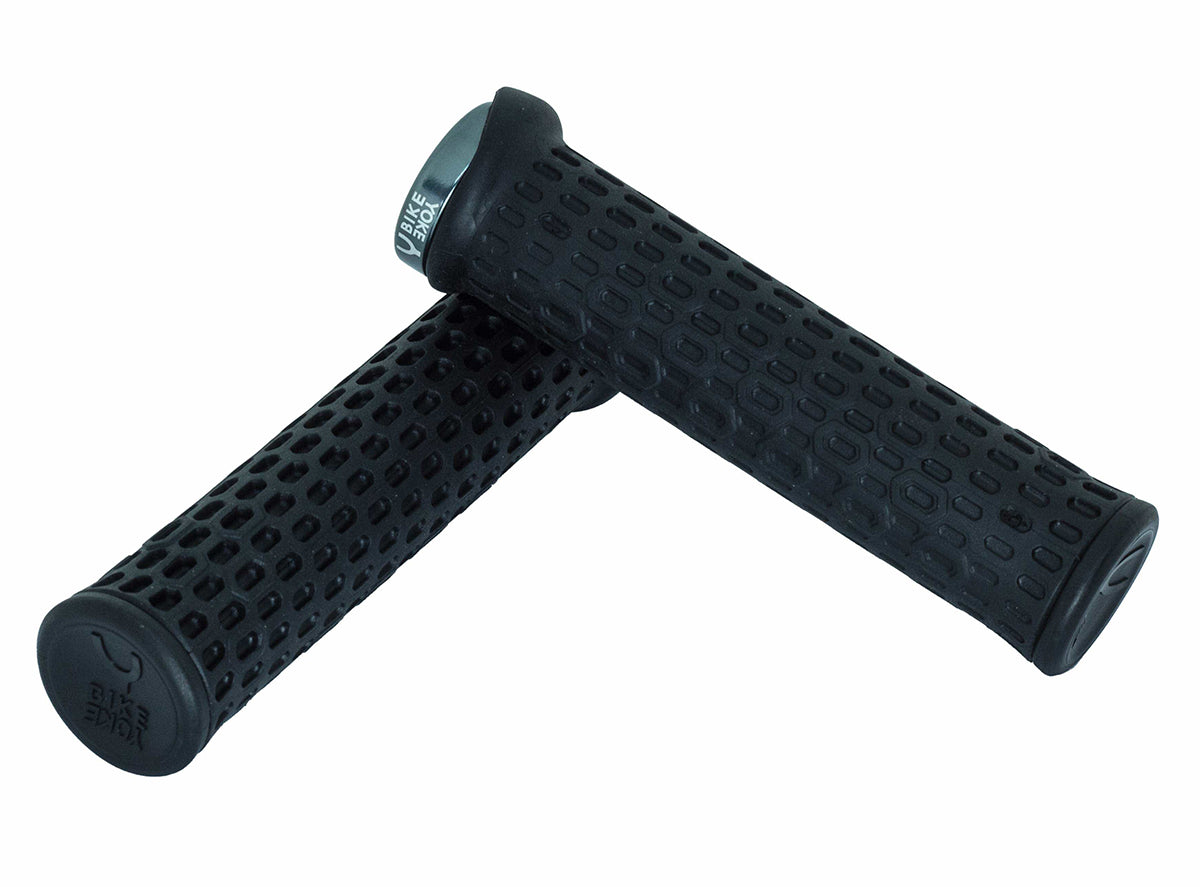 Bike Yoke Grippy Lock On Grips - Black