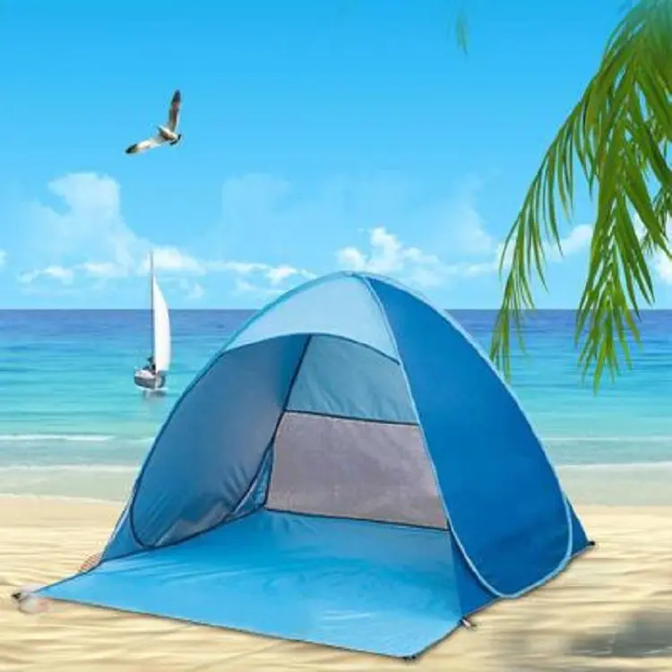 Automatic Quick Open  Camping Beach Tent For 2 3 Person