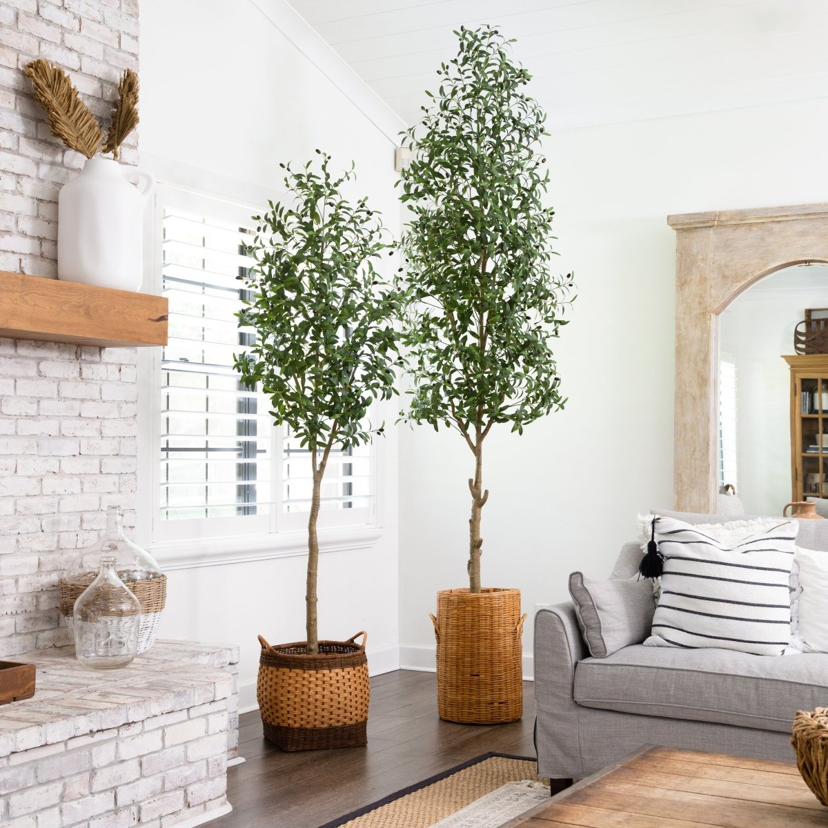 10' Faux Olive Tree | Mediterranean-Inspired Decor – Ed's Plant Shop