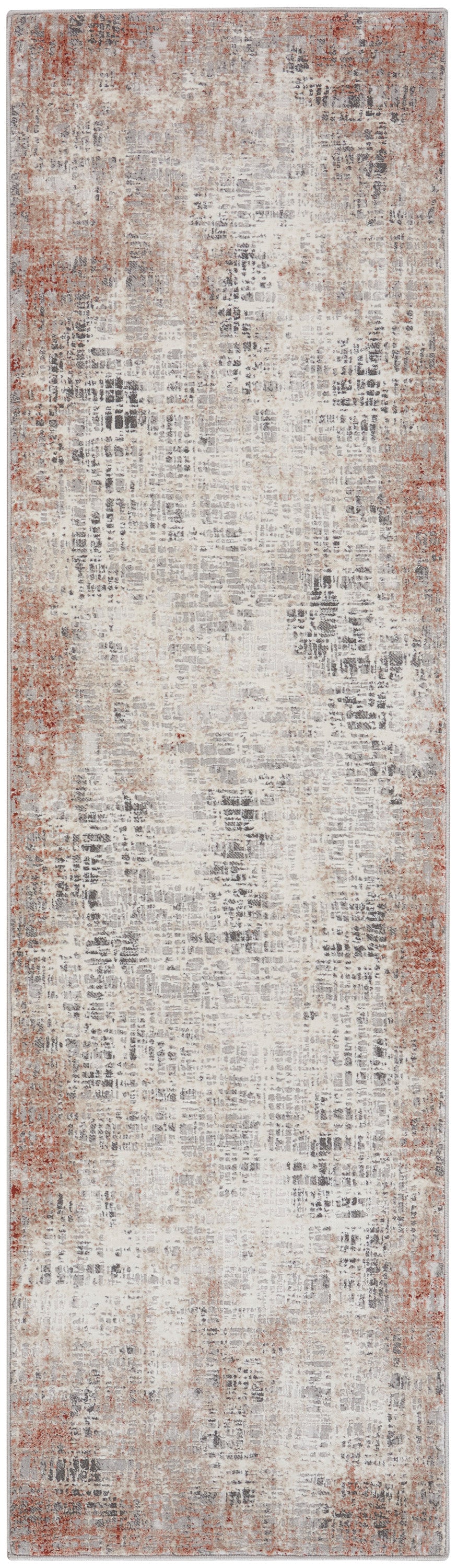 Infinity Rust/Multicolor Rug