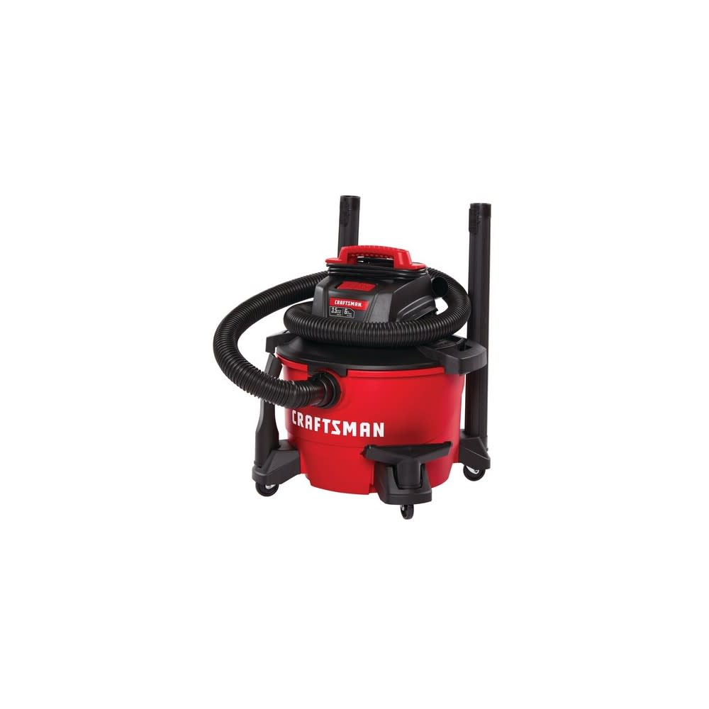 Craftsman Wet/Dry Vacuum 6 Gallon Corded 120V 3.5HP Peak ;