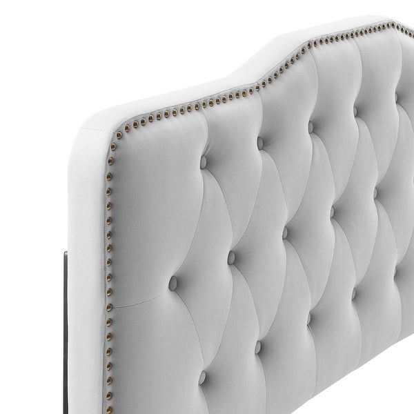 Sophia Tufted Performance Velvet Twin Headboard - - 34149327