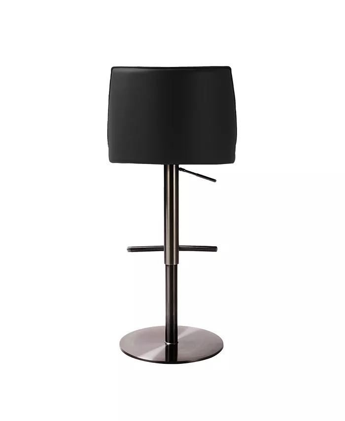 TOV Furniture Gala Leather on Adjustable Stool