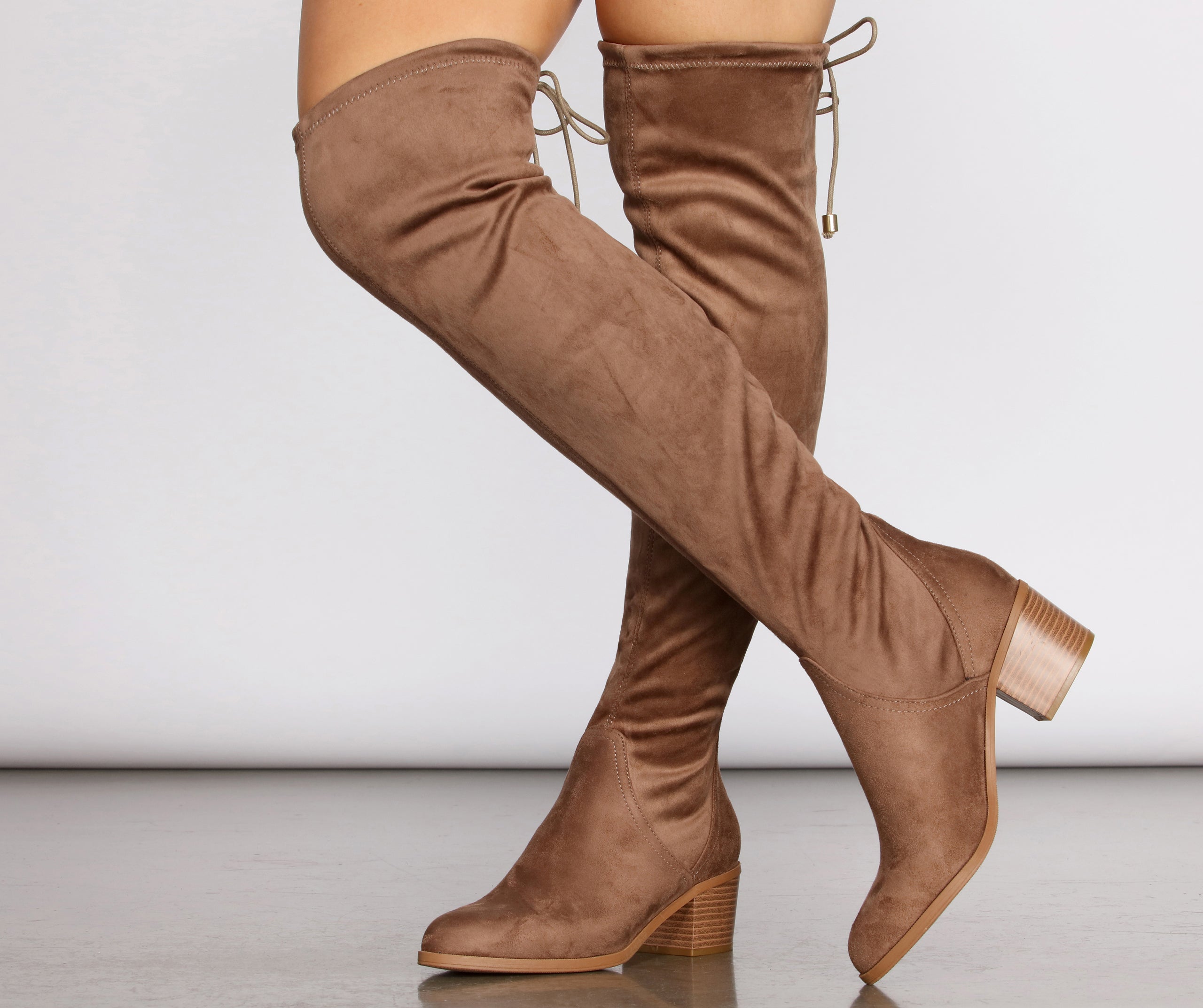 Above Basic Over The Knee Boots