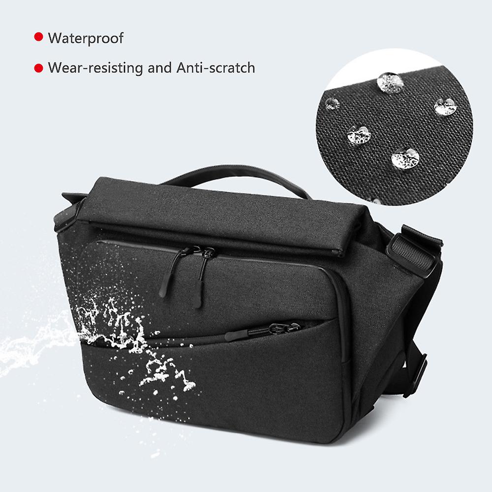 Ozuko New Style Multifunctional Men's Messenger Bag Usb Waterproof College Student Fashion Brand Shoulder Bag