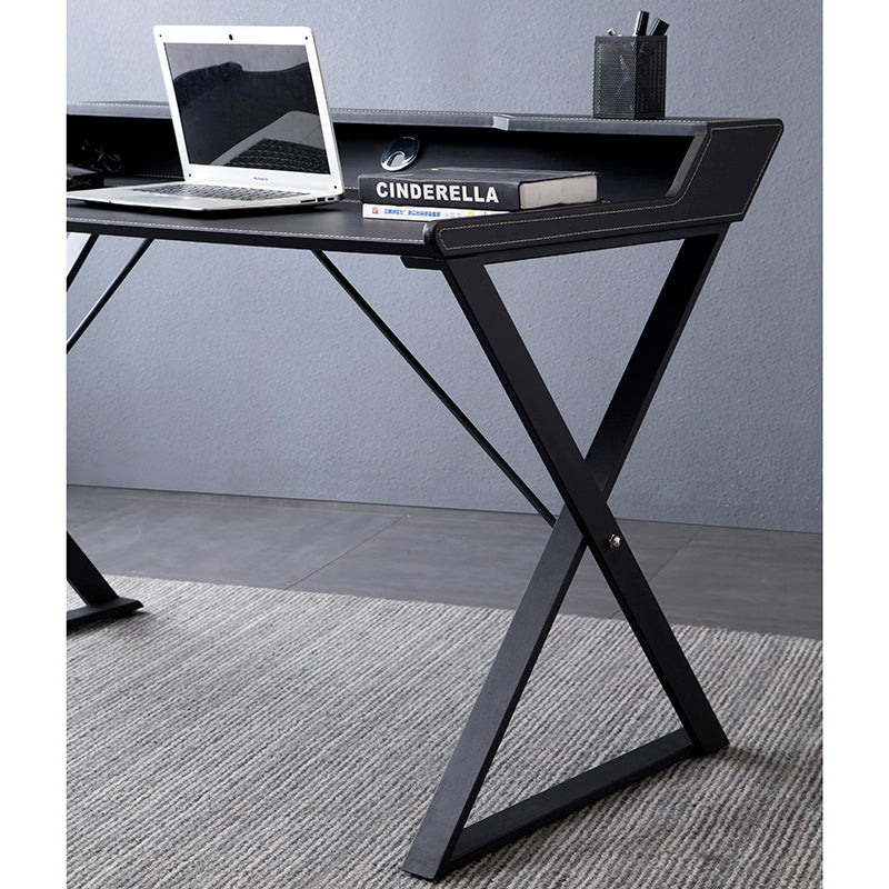 OSMO Computer Desk - Black PU