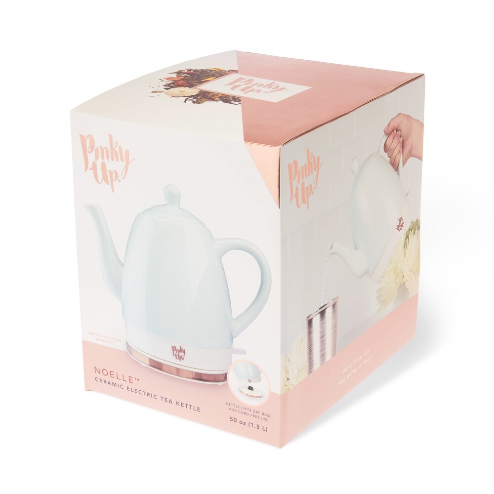 Noelle Ceramic Electric Tea Kettle by Pinky Up   9\