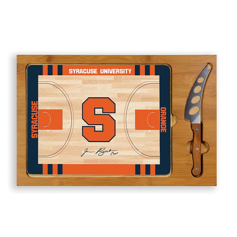 Picnic Time Syracuse Orange Cutting Board Serving Tray