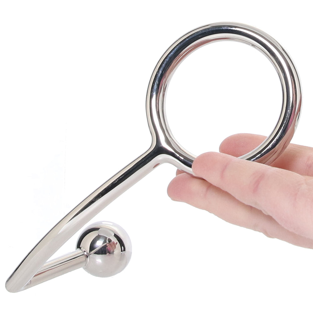 Blueline Stainless Steel Anal Hook & Cock Ring