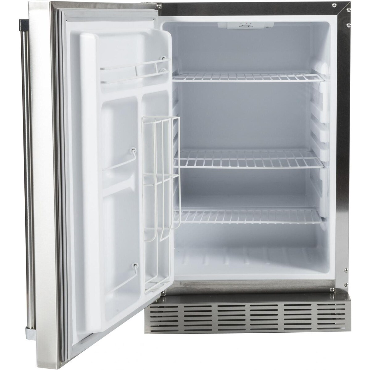 Coyote 21-Inch 4.1 Cu. Ft. Left Hinge Outdoor Rated Compact Refrigerator