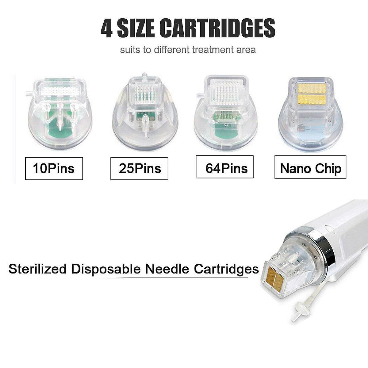 10/25/64 Disposable Gold Rf Needle Cartridges Tips For Microneedle Rf Machine W12401508