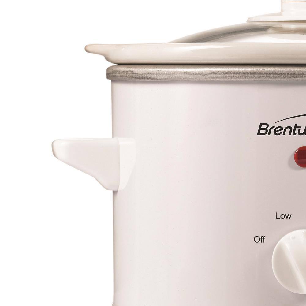 Brentwood Appliances 1.5 Qt. White Slow Cooker SC-115W