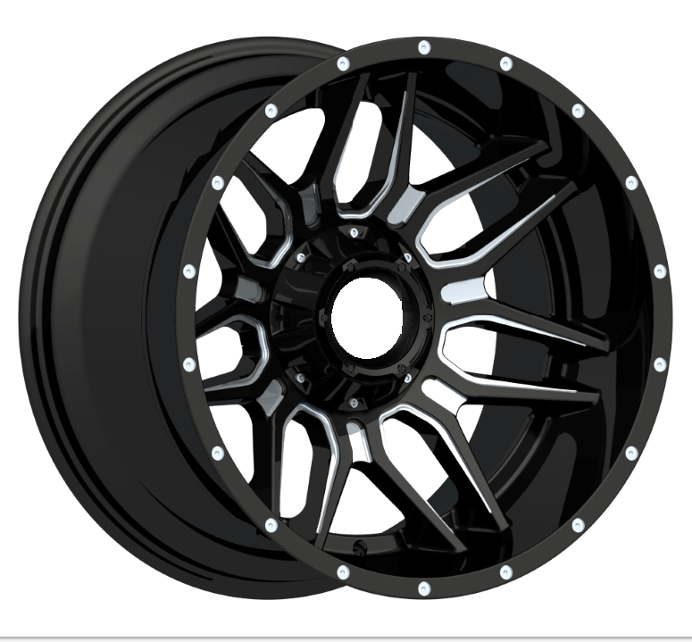 20 inch  44 offset 5x135 5x150 6x139.7 6x135 4x4 offroad deep dish wheels for concave 20x12 rims for sale