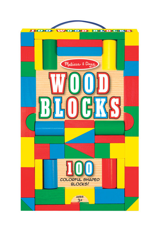 TOY WOOD BLOCKS 100PC