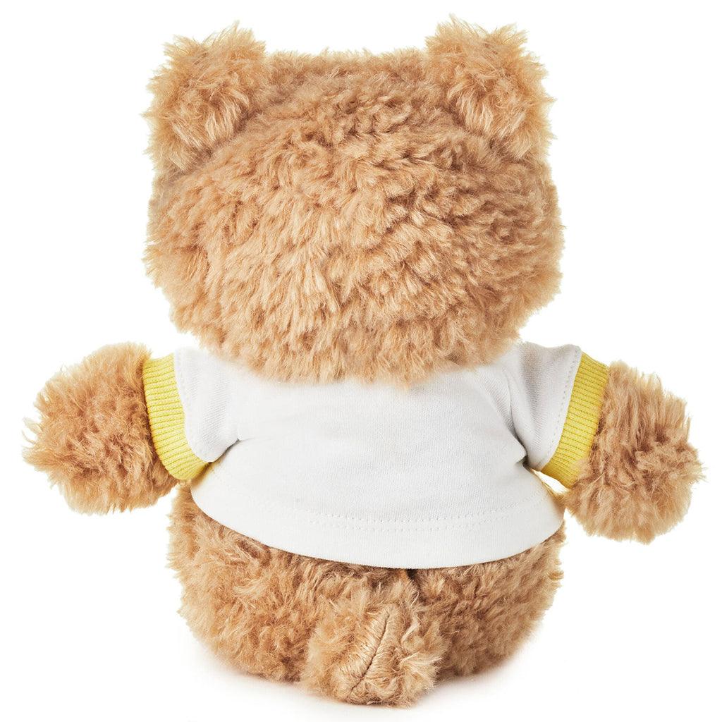 Hallmark  Welcome Baby Recordable Teddy Bear Stuffed Animal, 8.75