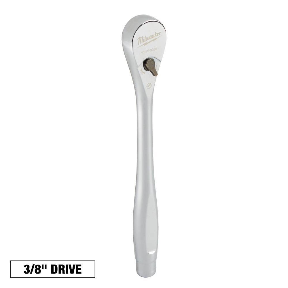 MW 38 in. Drive Ratchet and 12 in. Drive Ratchet (2-Piece) 48-22-9038-48-22-9012