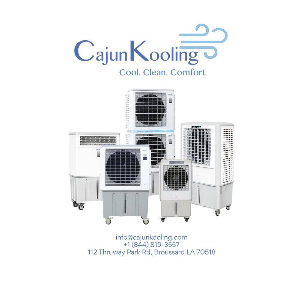 Cajun Kooling 4500 CFM 3-Speed Portable Evaporative Cooler (Swamp Cooler) for 1200 sq. ft. Cooling Area CK4500-S