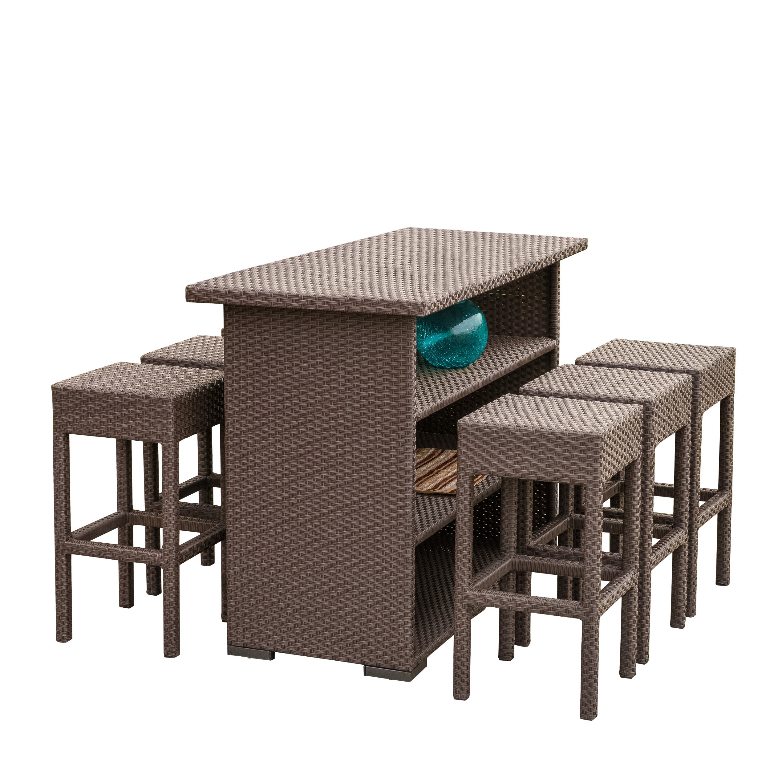 Rudolfo Outdoor 7pc Bar Set