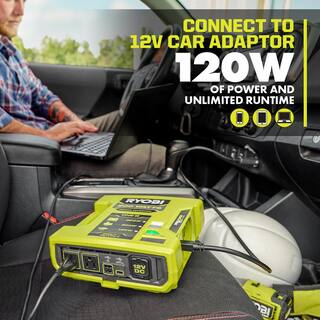 RYOBI ONE+ 18V 800-Watt Max 12V Automotive Power Inverter with Dual USB Ports RYi8030A