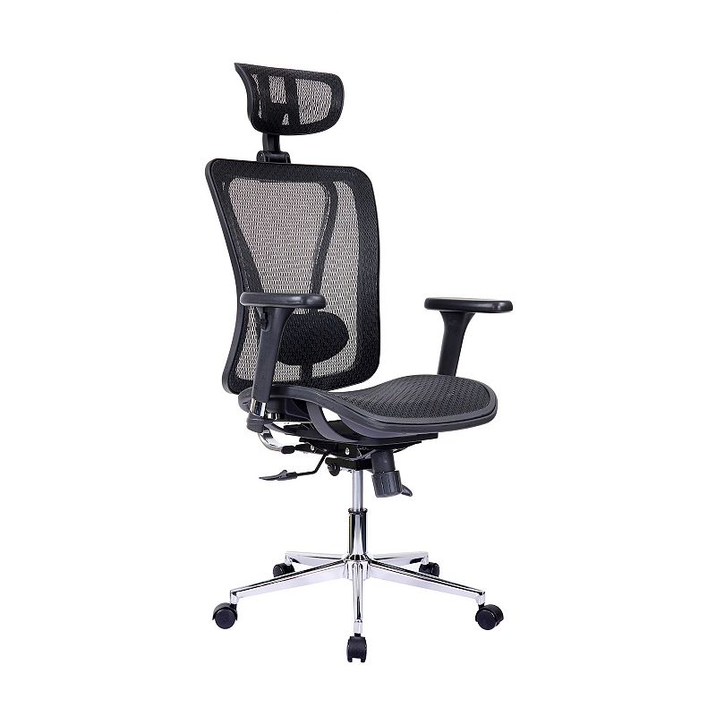 Techni Mobili High-Back Executive Black Mesh Office Chair