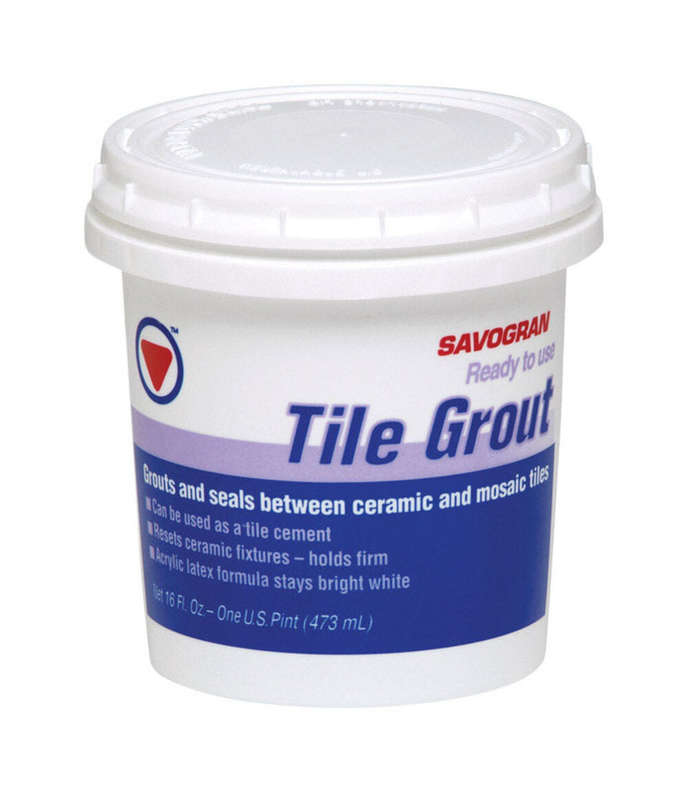 TILE GROUT WHITE 1PT